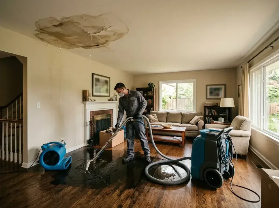 attic-pipe-burst-ceiling-drip-008 — frequently asked questions, Water Damage Restoration & Carpet Care in Prospect Park, NJ
